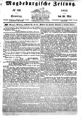 Magdeburgische Zeitung Sonntag 29. Mai 1853