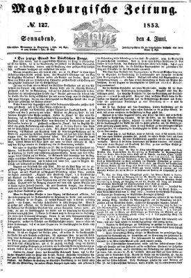 Magdeburgische Zeitung Samstag 4. Juni 1853