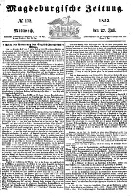 Magdeburgische Zeitung Mittwoch 27. Juli 1853