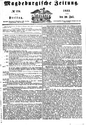 Magdeburgische Zeitung Freitag 29. Juli 1853