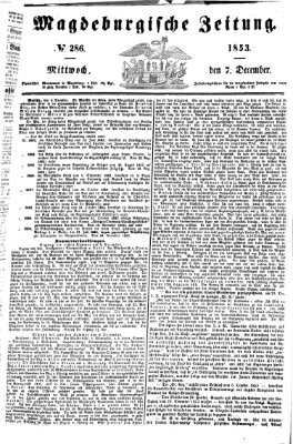 Magdeburgische Zeitung Mittwoch 7. Dezember 1853