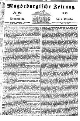 Magdeburgische Zeitung Donnerstag 8. Dezember 1853