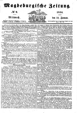 Magdeburgische Zeitung Mittwoch 11. Januar 1854