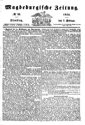 Magdeburgische Zeitung Dienstag 7. Februar 1854