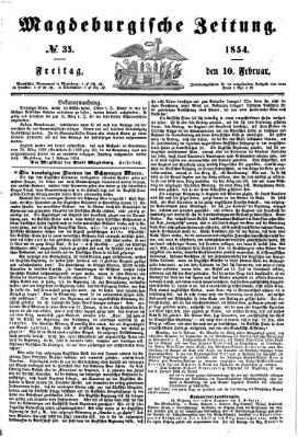 Magdeburgische Zeitung Freitag 10. Februar 1854