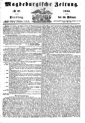 Magdeburgische Zeitung Freitag 24. Februar 1854