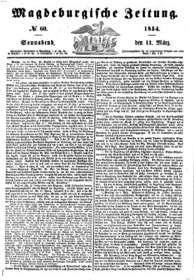 Magdeburgische Zeitung Samstag 11. März 1854