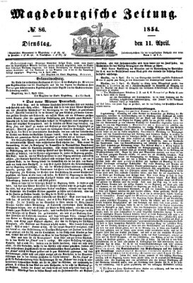 Magdeburgische Zeitung Dienstag 11. April 1854