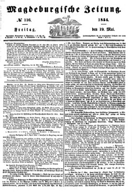 Magdeburgische Zeitung Freitag 19. Mai 1854