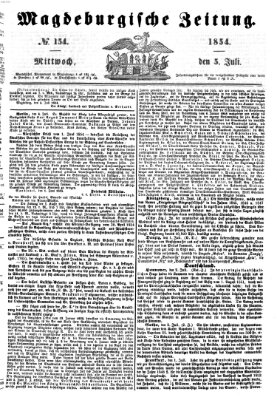 Magdeburgische Zeitung Mittwoch 5. Juli 1854