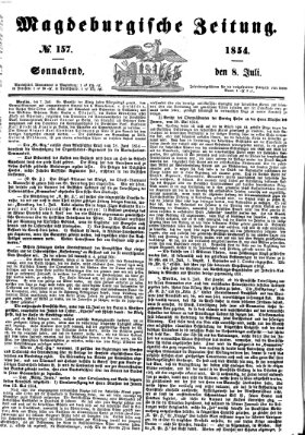 Magdeburgische Zeitung Samstag 8. Juli 1854