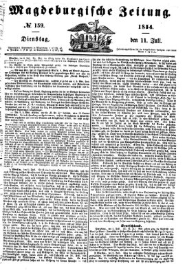 Magdeburgische Zeitung Dienstag 11. Juli 1854