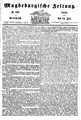 Magdeburgische Zeitung Mittwoch 12. Juli 1854