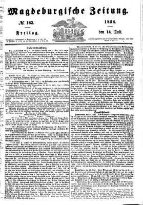 Magdeburgische Zeitung Freitag 14. Juli 1854