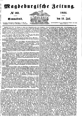 Magdeburgische Zeitung Samstag 15. Juli 1854