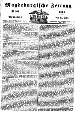 Magdeburgische Zeitung Samstag 22. Juli 1854