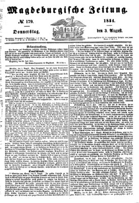 Magdeburgische Zeitung Donnerstag 3. August 1854