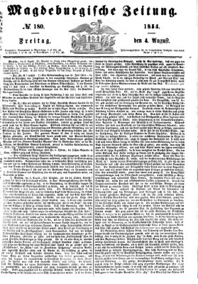 Magdeburgische Zeitung Freitag 4. August 1854