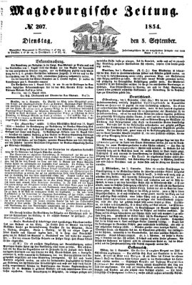 Magdeburgische Zeitung Dienstag 5. September 1854