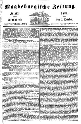 Magdeburgische Zeitung Samstag 7. Oktober 1854