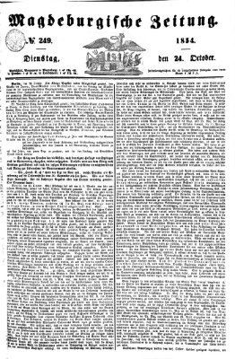 Magdeburgische Zeitung Dienstag 24. Oktober 1854