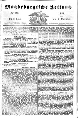 Magdeburgische Zeitung Freitag 3. November 1854