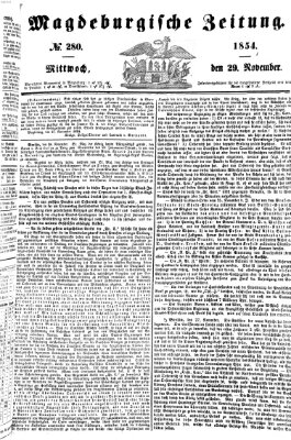 Magdeburgische Zeitung Mittwoch 29. November 1854