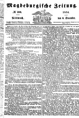 Magdeburgische Zeitung Mittwoch 6. Dezember 1854