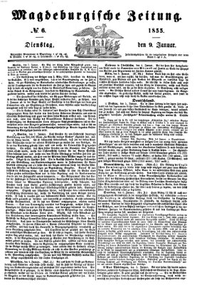 Magdeburgische Zeitung Dienstag 9. Januar 1855