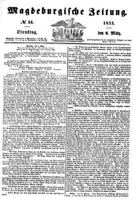 Magdeburgische Zeitung Dienstag 6. März 1855