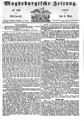 Magdeburgische Zeitung Mittwoch 9. Mai 1855