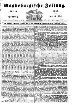 Magdeburgische Zeitung Sonntag 13. Mai 1855