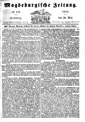 Magdeburgische Zeitung Sonntag 20. Mai 1855