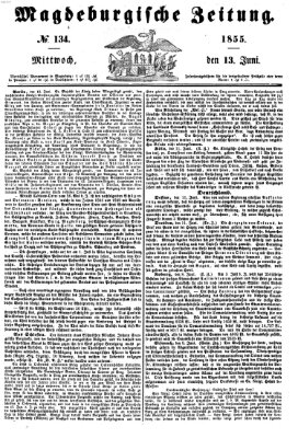 Magdeburgische Zeitung Mittwoch 13. Juni 1855