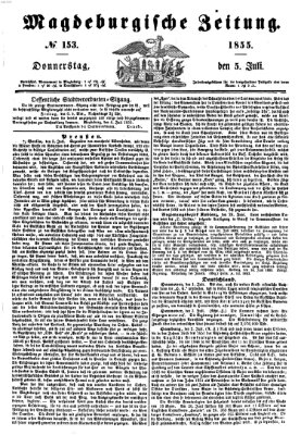 Magdeburgische Zeitung Donnerstag 5. Juli 1855