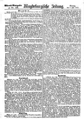 Magdeburgische Zeitung Montag 9. Juli 1855