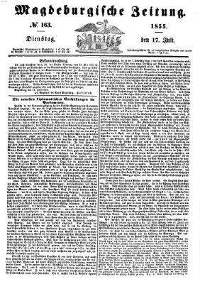 Magdeburgische Zeitung Dienstag 17. Juli 1855