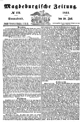 Magdeburgische Zeitung Samstag 28. Juli 1855