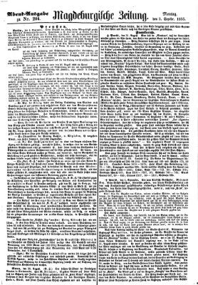 Magdeburgische Zeitung Montag 3. September 1855