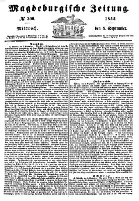 Magdeburgische Zeitung Mittwoch 5. September 1855