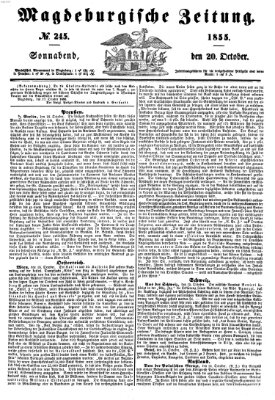 Magdeburgische Zeitung Samstag 20. Oktober 1855