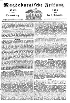 Magdeburgische Zeitung Donnerstag 1. November 1855