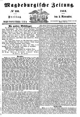 Magdeburgische Zeitung Freitag 2. November 1855