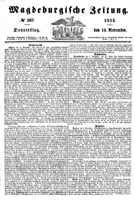 Magdeburgische Zeitung Donnerstag 15. November 1855