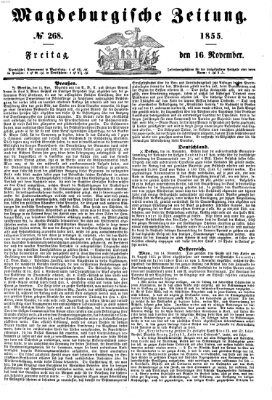 Magdeburgische Zeitung Freitag 16. November 1855