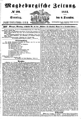 Magdeburgische Zeitung Sonntag 9. Dezember 1855