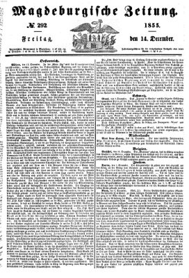 Magdeburgische Zeitung Freitag 14. Dezember 1855