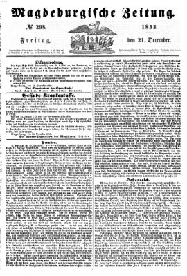 Magdeburgische Zeitung Freitag 21. Dezember 1855