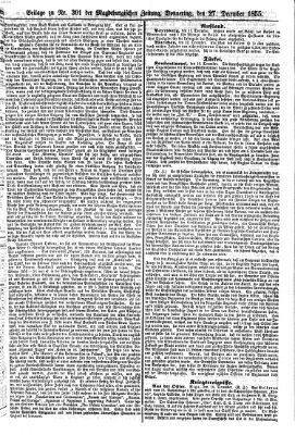 Magdeburgische Zeitung Donnerstag 27. Dezember 1855