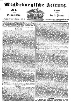 Magdeburgische Zeitung Donnerstag 3. Januar 1856